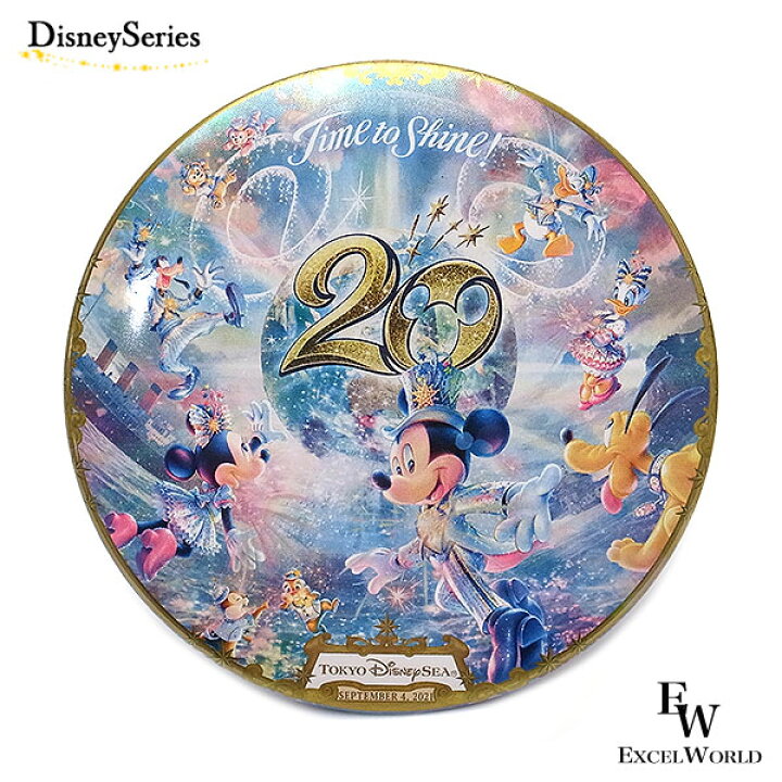 楽天市場 ディズニーシー周年 缶バッジ タイムトゥシャイン ミッキー フレンズ 東京ディズニーシー限定 エクセルワールド クリスマス バレンタイン ホワイトデー お返し 誕生日 ギフト プレゼントにも エクセルワールド