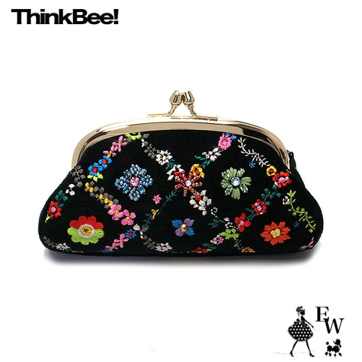 楽天市場】シンクビー ポーチ Think Bee がま口ポーチ 小物入れ 