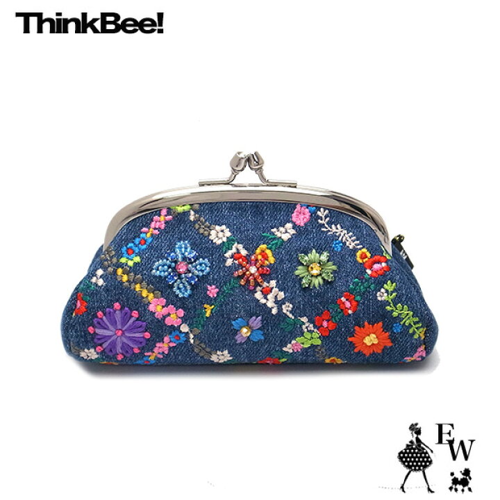 楽天市場】シンクビー ポーチ Think Bee がま口ポーチ 小物入れ 