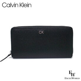 カルバンクライン 財布 Calvin Klein 長財布 31CK190004 レザー ボックス付き ブラック エクセルワールド ギフト プレゼントにも メンズ ブランド カードケース おしゃれ かっこいい財布
