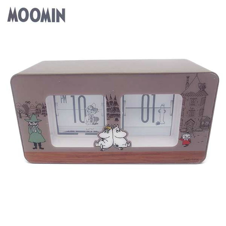 楽天市場】ムーミン 置き時計 壁掛け時計 グレー MOOMIN ムーミン 