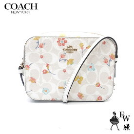 コーチ バッグ COACH アウトレット ショルダーバッグ C8700 IMCAH シグネチャー 花柄 ホワイトマルチ あす楽 エクセル ギフト プレゼントにも レディース ブランド ウォレット 財布