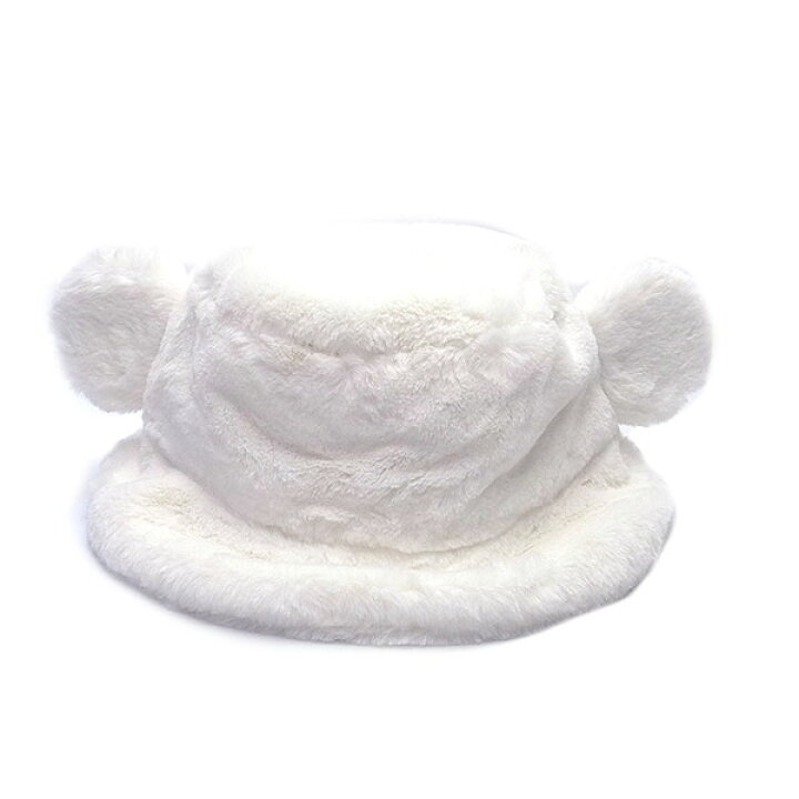 楽天市場 ミッキー 帽子 58cm モコモコ バケットハット ホワイト 東京ディズニーシー限定 エクセルワールド 誕生日 ギフト プレゼントにも ディズニーグッズ エクセルワールド