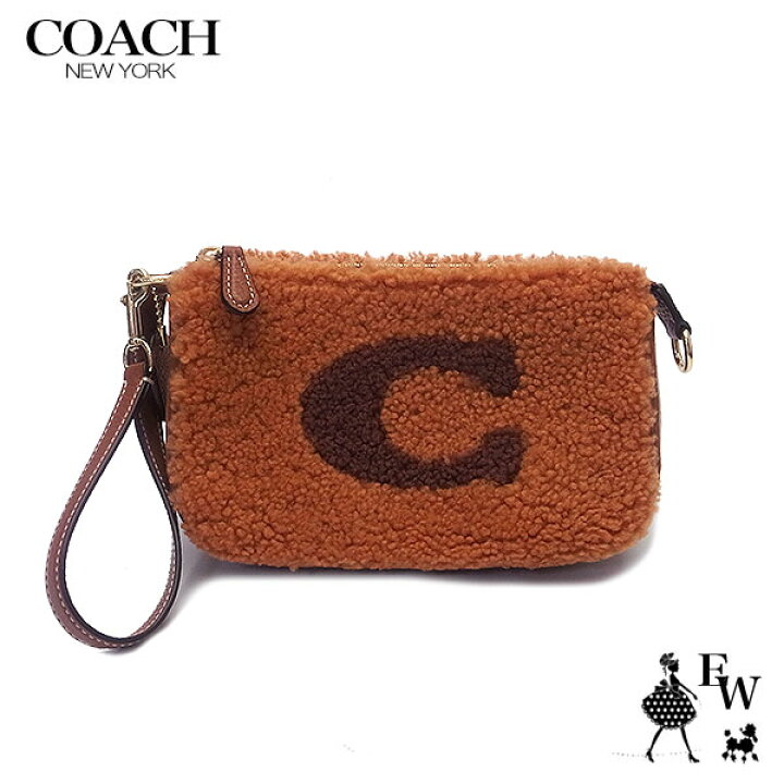 楽天市場】コーチ ポーチ COACH アウトレット もこもこ 小物入れ CE691 