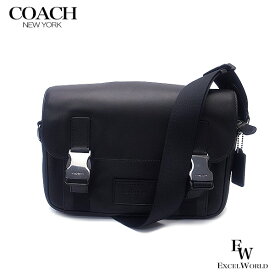 コーチ バッグ COACH アウトレット ショルダーバッグ C2715 QBBK ブラック あす楽 エクセルワールド メンズ バッグ バック 斜め掛け ブランド プレゼントにも