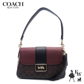 コーチ バッグ COACH アウトレット ショルダーバッグ CC066 IMOSN PVC レザー ブラウンマルチ あす楽 エクセルワールド ギフト プレゼントにも ショルダーバック バッグ バック レディース ブランド SS