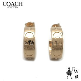 コーチ ピアス COACH アウトレット ピアス フープ C型 CI901 GLD ゴールド エクセルワールド ギフト プレゼントにも レディース ブランド アクセサリー