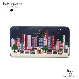 ケイトスペード 財布 KATESPADE アウトレット スリムな二つ折り長財布 KE695 960 マルチカラー あす楽 エクセルワールド レディース ブランド プレゼントにも