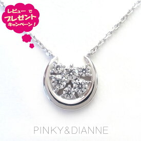 ピンキー＆ダイアン ネックレス Pinky＆Dianne シルバー ロジウムコーティング VPCPD 51651 Sparkly Horseshoe ～スパークリーホースシュー～馬蹄 ラッキーモチーフ エクセルワールド 誕生日 ギフト プレゼントにも プレゼントに おしゃれなアクセサリー TP1