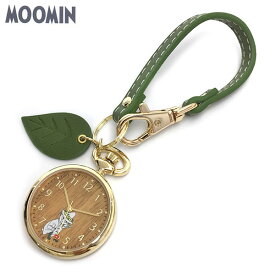 ムーミン MOOMIN 時計 レディース ウッド キーチェーン ウォッチ バックチャーム MOM018-4 誕生日 ギフト プレゼントにも プレゼントに かわいい時計 TP5