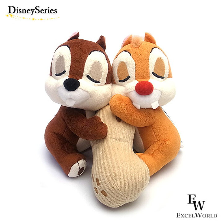 楽天市場】チップとデール ピーナッツと寝ているチップ＆デール 