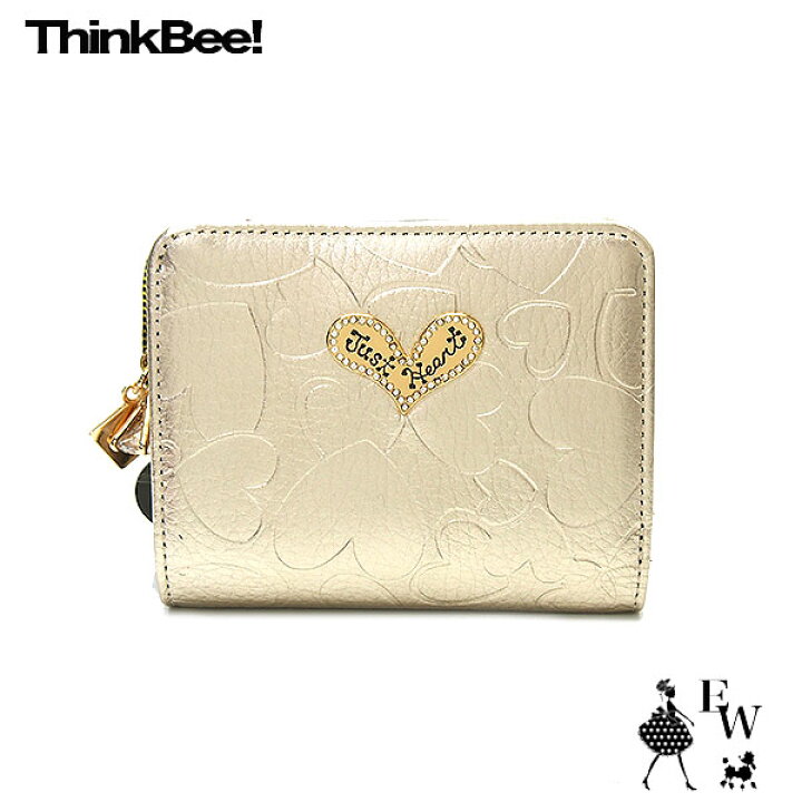楽天市場】シンクビー 財布 Think Bee ハーティハート 二つ折財布 