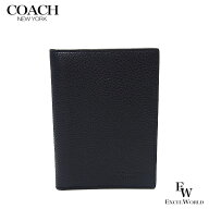 コーチ カードケース COACH メンズ アウトレット パスポートケース CU131 QBBK レザー ブラック エクセル…