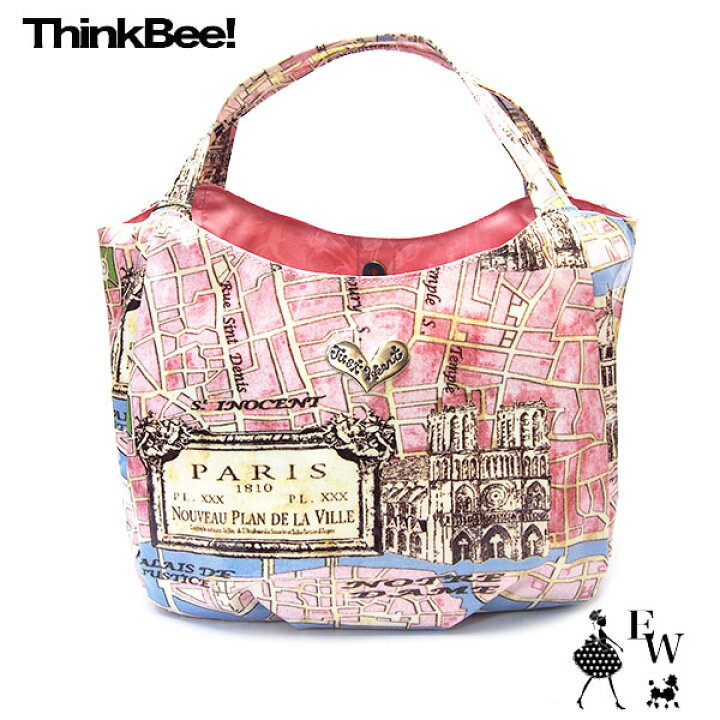 楽天市場】シンクビー バッグ Think Bee ハンドバッグ パリス A004457 