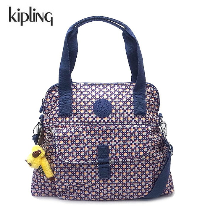 キプリング Kipling BALLOON ショルダーバッグ （Metallic Glow） -アウトレット通販 ロコレット (LOCOLET) お値下げ　キプリング　ナイロンショルダーバッグ 抽象葉柄