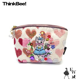 シンクビー ポーチ Think Bee 小物入れ メゾンビー ポーチ A004239 エクセルワールド 誕生日 ギフト プレゼントにも ブランド ポーチ TP3