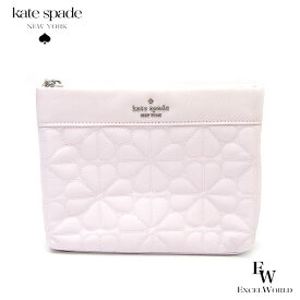 ケイトスペード ポーチ KK254 500 KATESPADE アウトレットコスメティックポーチ 化粧ポーチ 小物入れ キルティング調 ピンク エクセルワールド レディース ブランド プレゼントにも