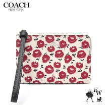 楽天市場】coach ポーチ リストレット 花柄の通販