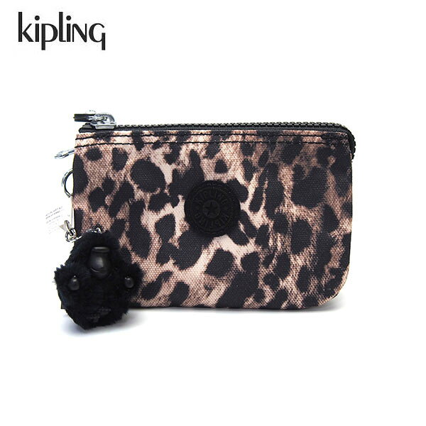 キプリング ポーチ KI4163 6JP KIPLING CREATIVITY S アウトレット 小物入れ レオパード柄 マルチカラー  レディース ブランド プレゼントにも