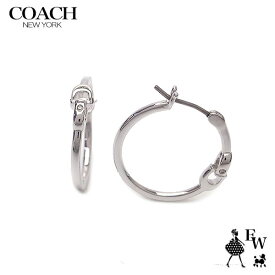 コーチ ピアス COACH アウトレット フープピアス CI362 SLV シルバー エクセルワールド 誕生日 ギフト プレゼントにも ブランド キャップ