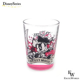 ミッキー ミニグラス グラス コップ ピンク パイレーツ オブ カリビアン 東京ディズニーリゾート限定 あす楽 エクセルワールド ギフト プレゼントにも ディズニーグッズ かわいい