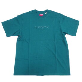 新品 シュプリーム Supreme メンズ Tシャツ 半袖 Supreme BEADED LOGO SS TOP 直営店買付 本物 2022SS SS22KN62 グリーン Lサイズ あす楽 エクセルワールド ギフト プレゼントにも ブランド