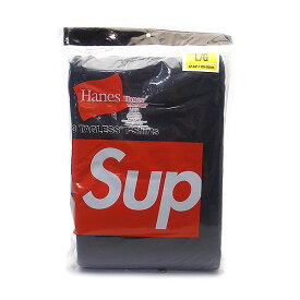 新品 シュプリーム Supreme Tシャツ 3枚パック 半袖 ヘインズ 直営店買付 本物 99HAA23 アメリカLサイズ ブラック あす楽 エクセルワールド ブランド プレゼントにも TP10