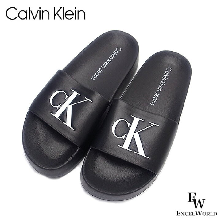 楽天市場】カルバンクライン サンダル Calvin Klein ビーチサンダル 