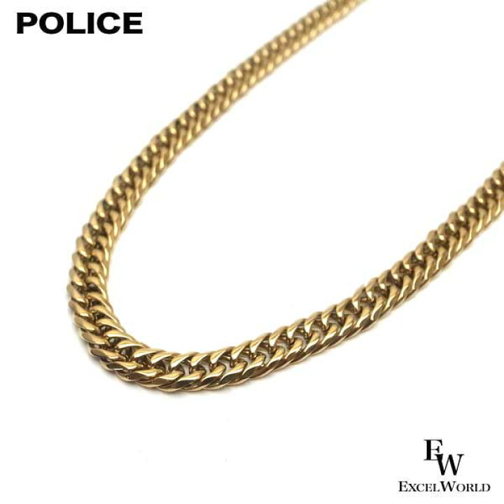 楽天市場】ポリス ネックレス POLICE 喜平 キヘイ 6面 50cm 幅 約5.7mm 