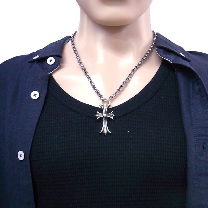 楽天市場】クロムハーツ ネックレス CHROME HEARTS スモール CHクロス  