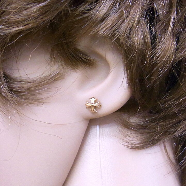 楽天市場】クロムハーツ ピアス CHROME HEARTS 22K CHプラス スタッド  