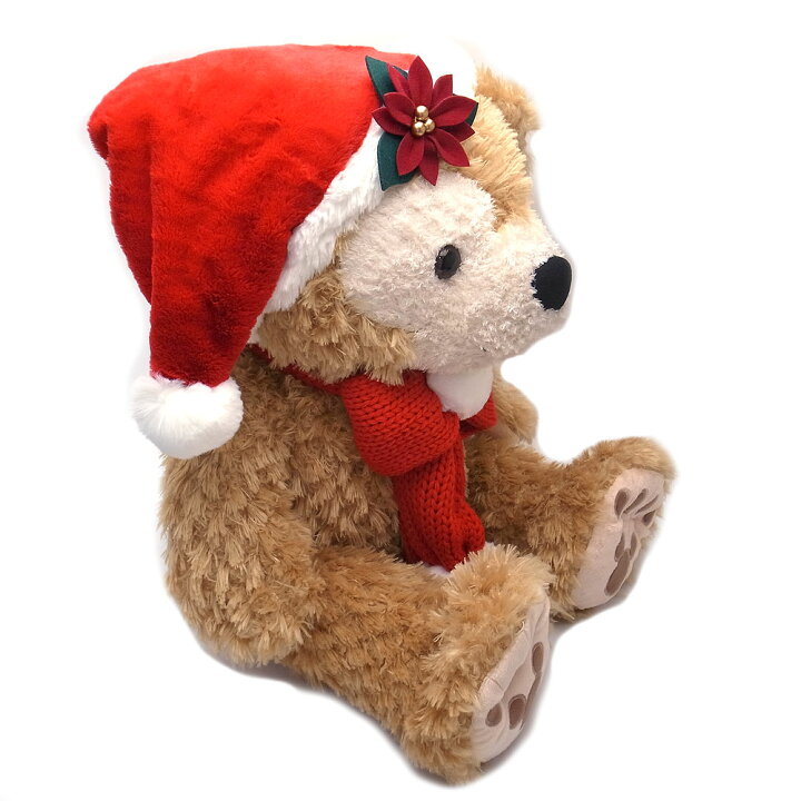 楽天市場】zq ダッフィー ぬいぐるみ Mサイズ クリスマスの衣装を着た  