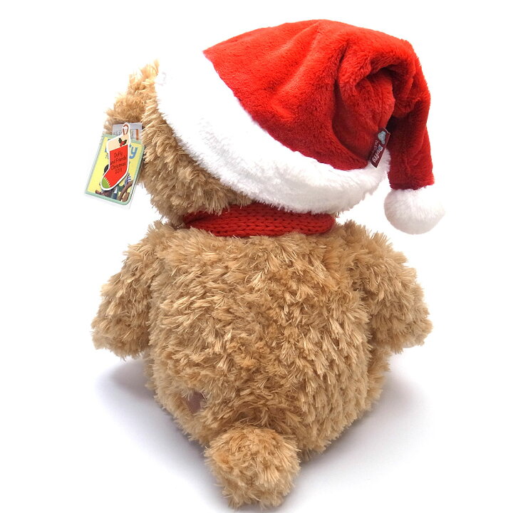 楽天市場】zq ダッフィー ぬいぐるみ Mサイズ クリスマスの衣装を着た 