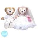 ダッフィー＆シェリーメイ ぬいぐるみ コスチューム 当店オリジナル 結婚式のウェルカムドール ペアセット Sサイズ用 wedding-wt-lightpink タイプ E セット販売 エクセルワールド ギフト プレゼントにも かわいい