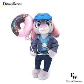 ジュディー ぬいぐるみバッジ ジュディー・ホップス ぬいバ ズートピアの世界観満載のパークで楽しんでいる様子を描いたグッズ ディズニーリゾート限定グッズ