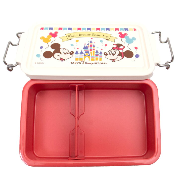 楽天市場 ミッキー ミニー ランチボックス 弁当箱 ディズニーリゾート限定 あす楽 エクセルワールド クリスマス バレンタイン ホワイトデー お返し 誕生日 ギフト プレゼントにも ディズニーグッズ エクセルワールド