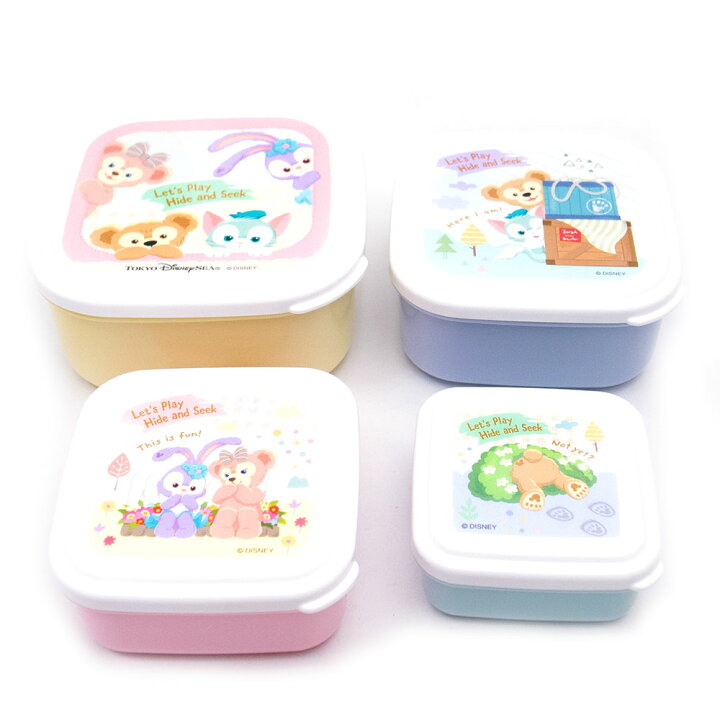 楽天市場 ダッフィー フレンズ シール容器 ダッフィーたちのかくれんぼ キッチングッズ ダッフィーグッズ 東京ディズニーシー限定 エクセルワールド 誕生日 ギフト プレゼントにも ディズニーグッズ エクセルワールド