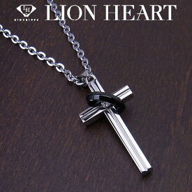 ライオンハート LION HEART ネックレス ステンレスライン メンズ ネックレス ブラック 04N123SM エクセルワールド クリスマス ギフト プレゼントにも ブランド おしゃれ アクセサリー TP10