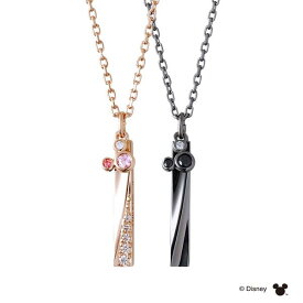 楽天市場 ディズニー ペアネックレス ペンダント ペアアクセサリー ジュエリー アクセサリーの通販