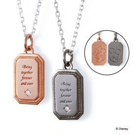 楽天市場 ディズニー ペアネックレス ペンダント ペアアクセサリー ジュエリー アクセサリーの通販