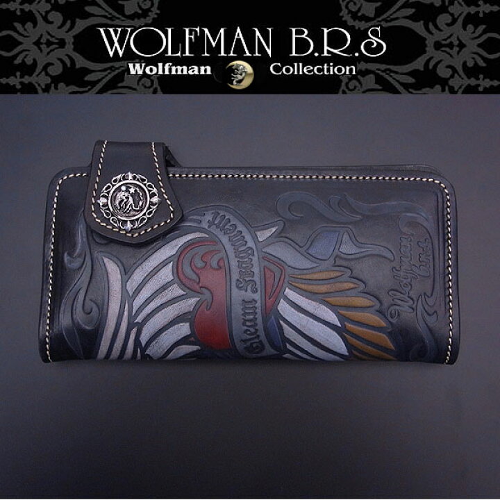 楽天市場】ウルフマン WOLFMAN BRS 長財布 セイクリッドブレード  