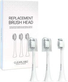 電動歯ブラシ 替えブラシ 3本セット CLEARLABO ※電動歯ブラシは別売りです