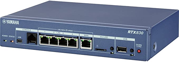 新品 YAMAHA RTX830 ヤマハ ギガアクセス VPNルーター LANマップ 機能 マルチポイントトンネル 機能 ギガビット 対応 4ポート パソコン 周辺機器 ネットワーク機器 有線LAN 有線LANルーター 送料無料 4957812618335