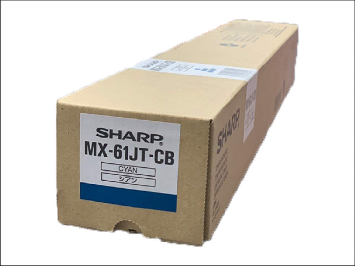 トナー MX-61JT-CB SHARP シャープ 純正 メーカー 新品 カートリッジ 4974019856490 シアン MX-5150FN MX-5170FN MX-6150FN MX-6170FN 送料無料 トナー