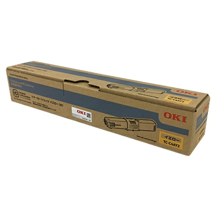 楽天市場】新品 OKI TC-C4AY2 イエロー オキ トナー カートリッジ  