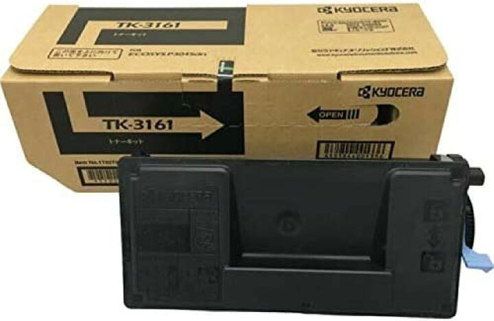 楽天市場】新品 KYOCERA TK-3161 ブラック 京セラ トナー キット 