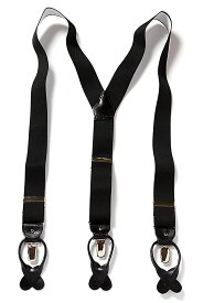 ギフトにもぴったり！サスペンダーメンズ/アルバートサーストンALBERT THURSTON サスペンダー/タキシードサスペンダー/サスペンダー黒 メンズ ブランド