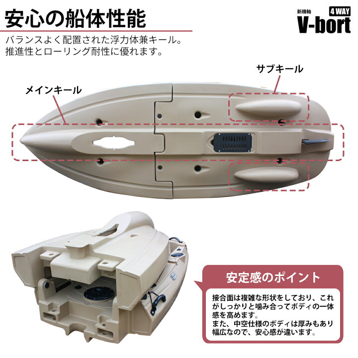 楽天市場】Vボート フォールディング 4WAYマルチボート【フルセット 