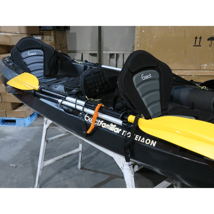 楽天市場】3人乗りカヤック EX3800R 12,5f ポセイドン fishing 