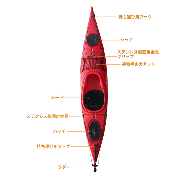 楽天市場】3分割 カヤック フィッシング 一人乗り EX3550ST  